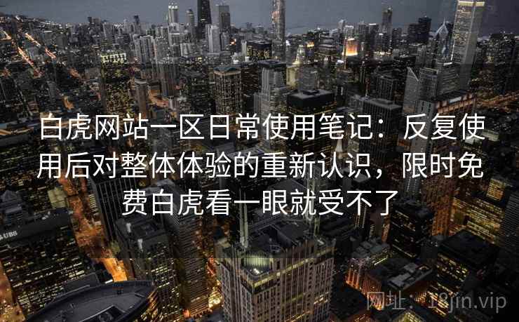 白虎网站一区日常使用笔记:反复使用后对整体体验的重新认识,限时免费白虎看一眼就受不了 第2张 白虎网站一区日常使用笔记:反复使用后对整体体验的重新认识,限时免费白虎看一眼就受不了 第2张