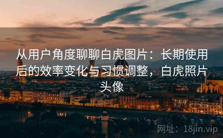 从用户角度聊聊白虎图片：长期使用后的效率变化与习惯调整，白虎照片头像  第2张