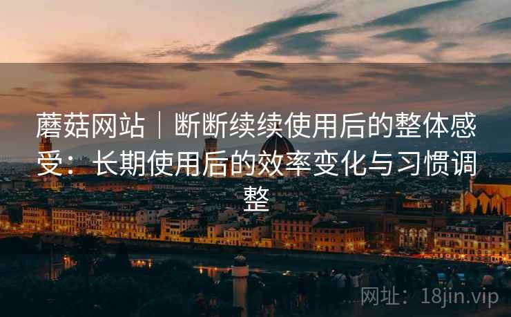 蘑菇网站|断断续续使用后的整体感受:长期使用后的效率变化与习惯调整 第2张 蘑菇网站|断断续续使用后的整体感受:长期使用后的效率变化与习惯调整 第2张