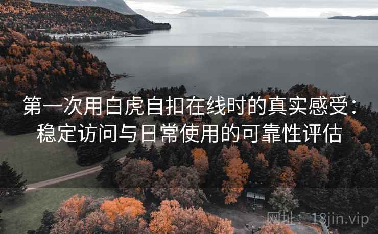 第一次用白虎自扣在线时的真实感受:稳定访问与日常使用的可靠性评估 第1张 第一次用白虎自扣在线时的真实感受:稳定访问与日常使用的可靠性评估 第1张