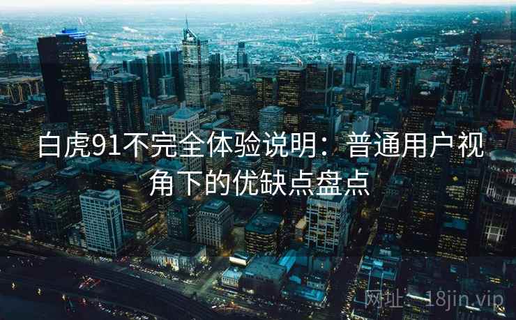 白虎91不完全体验说明：普通用户视角下的优缺点盘点  第2张