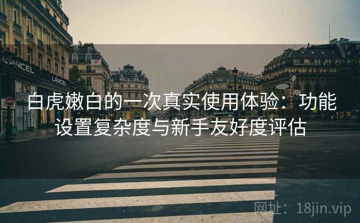 白虎嫩白的一次真实使用体验：功能设置复杂度与新手友好度评估  第1张